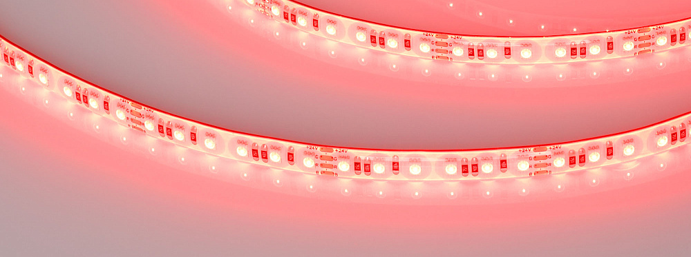 Arlight RTW A120 — Гибкая светодиодная лента — RGB [каналы: 3; исполнение: SE; герметизация: Силикон, заливка сверху прозр. округл. - SE; высота, мм: 3.0; питание, В: 24.0; ширина, мм: 8.0]