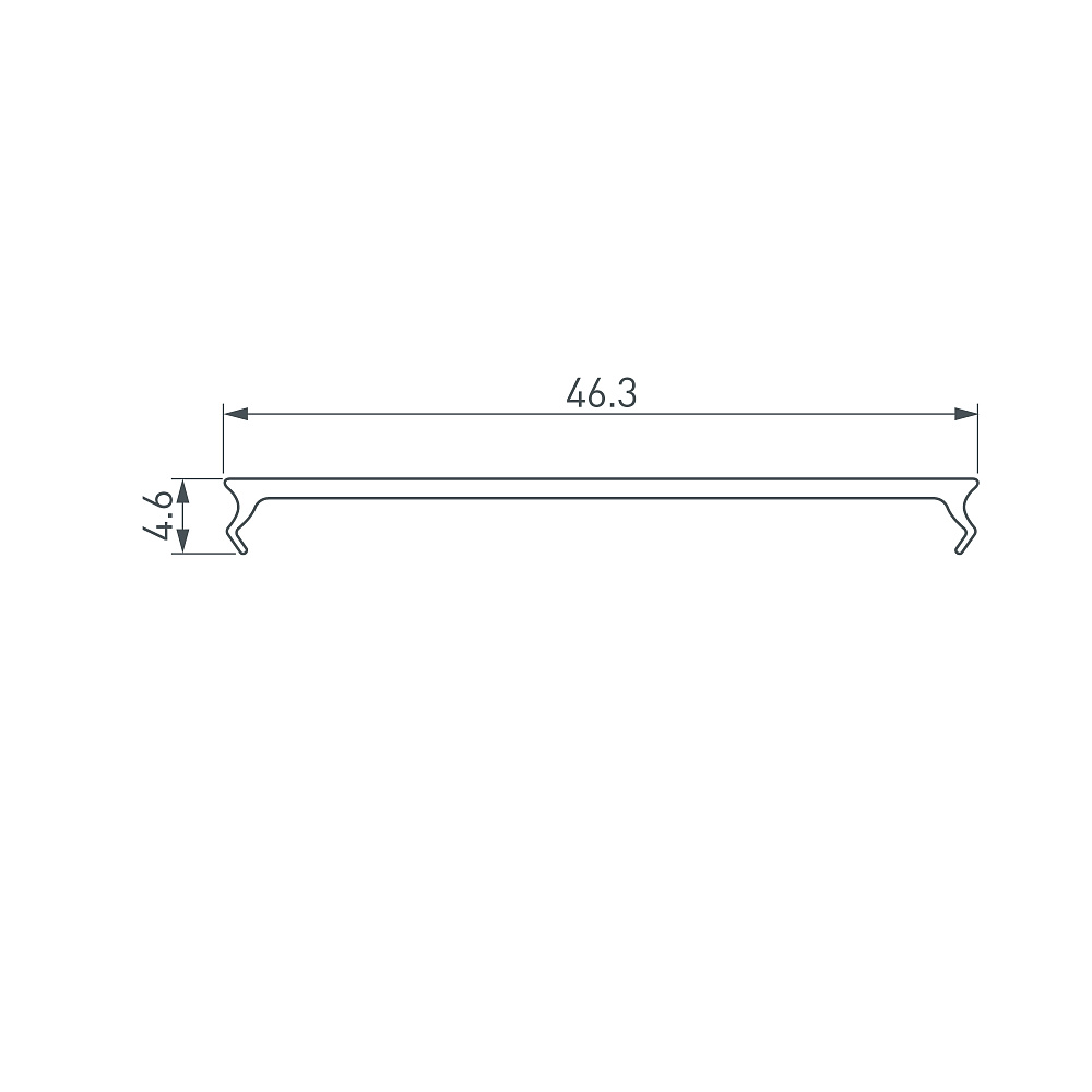 Arlight KLUS-POWER-W50 — Экран матовый для профиля