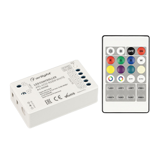 Arlight ARL-4022-RGBW — Комплект контроллера RGB/RGBW 4x4A с RF-пультом 24кн