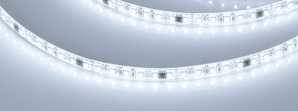 Arlight SPI A120 — Гибкая светодиодная лента — SPI_MONO [каналы: 60; исполнение: SE; протокол: SPI; герметизация: Силикон, заливка сверху прозр. округл. - SE; высота, мм: 2.4; питание, В: 24.0; ширина, мм: 10.0]
