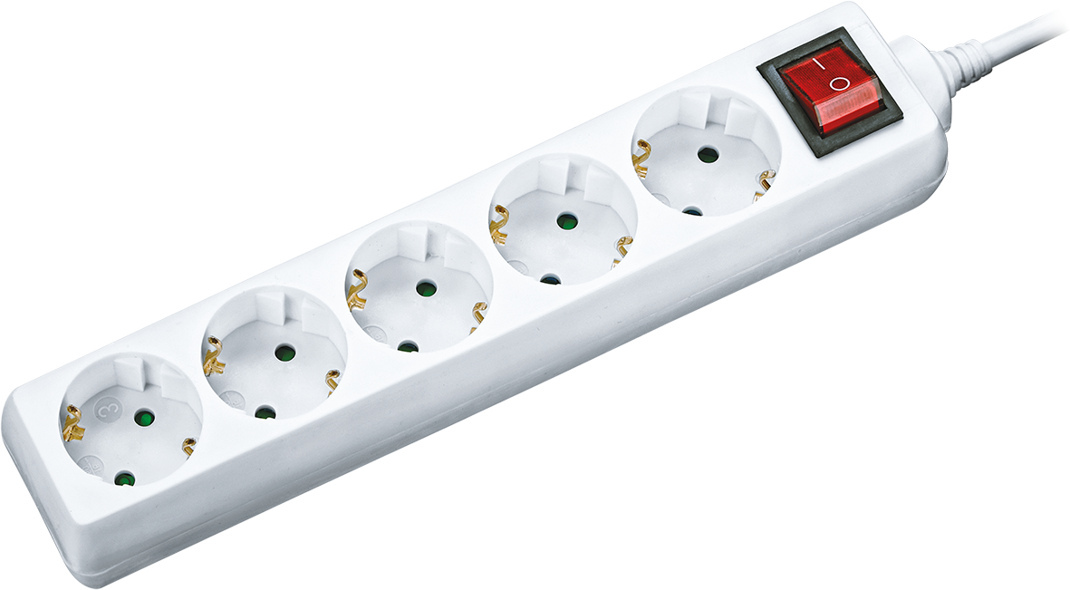Удлинитель Navigator 94 196 NPE-S-05-500-ESC-3x1 ХХХ с/з с выкл. 5 гн. 5м