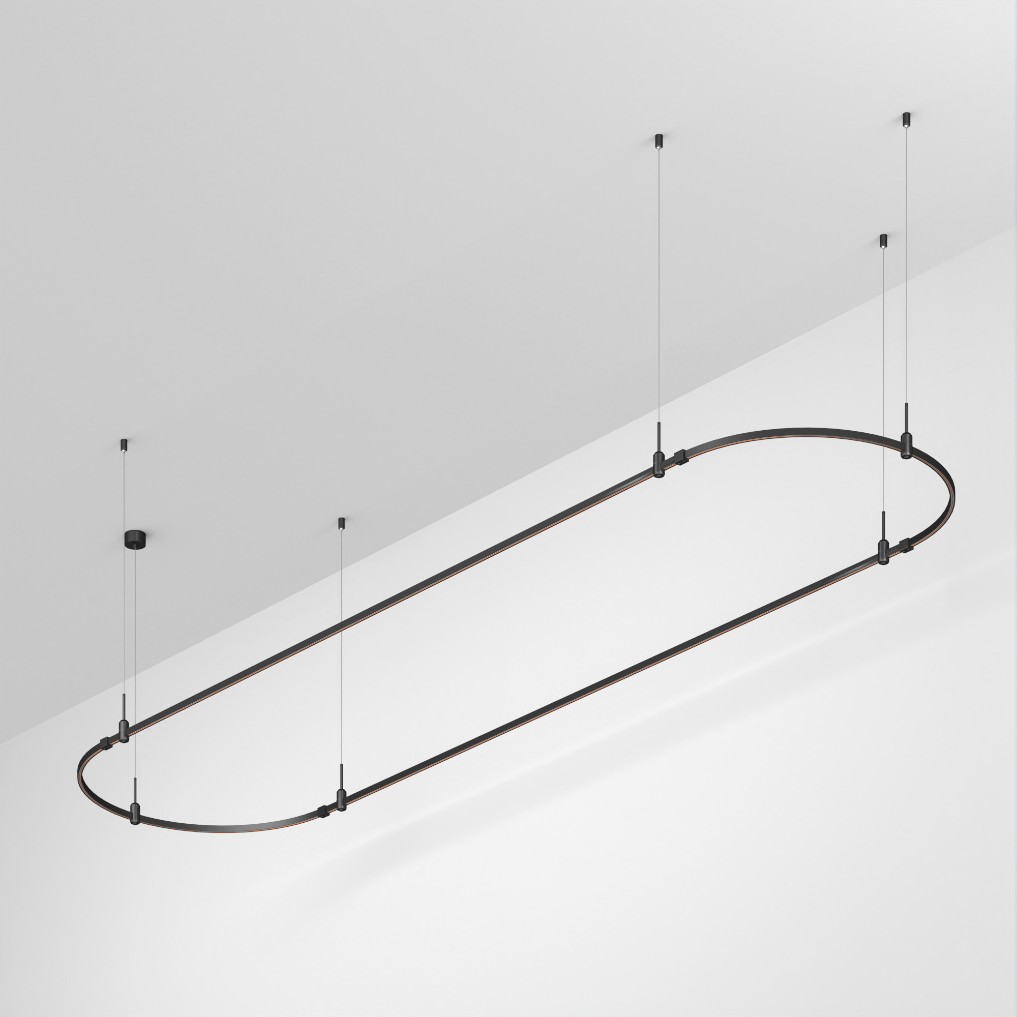 Arlight ART-APRIORI-OVAL-HANG-4000x1000 — Шинопровод (Накладной / Подвесной)