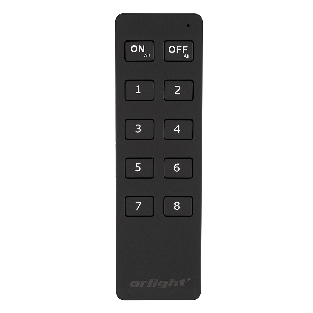 Arlight SMART — Радиопульт DIM Black 8 зон R8