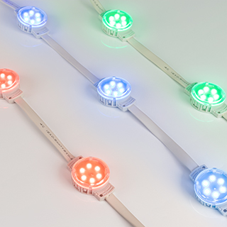 Arlight SPI-F6-D40 — герметичные светодиодные модули, RGB, SMD 3535, 24 В, SPI, MT26803, с разъёмом