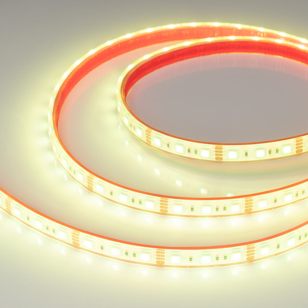 Arlight RTW B60 — Гибкая светодиодная лента — RGB [каналы: 3; исполнение: PFS; герметизация: Силикон, экструзия прозр. прямоуг. - PFS; высота, мм: 5.5; питание, В: 12.0; ширина, мм: 13.0]