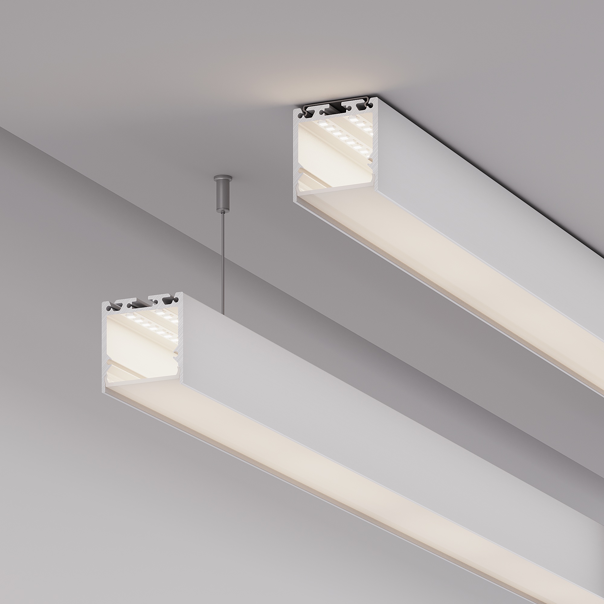 Профиль SL-LINE-3535-2000 WHITE (BY) (Arlight, Алюминий)