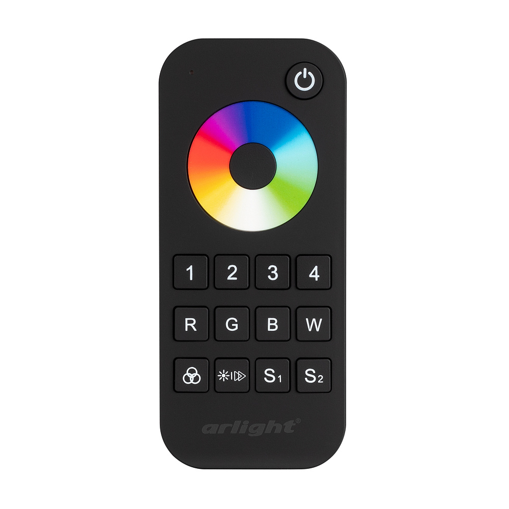 Arlight SMART — Радиопульт RGBW Black 4 зоны