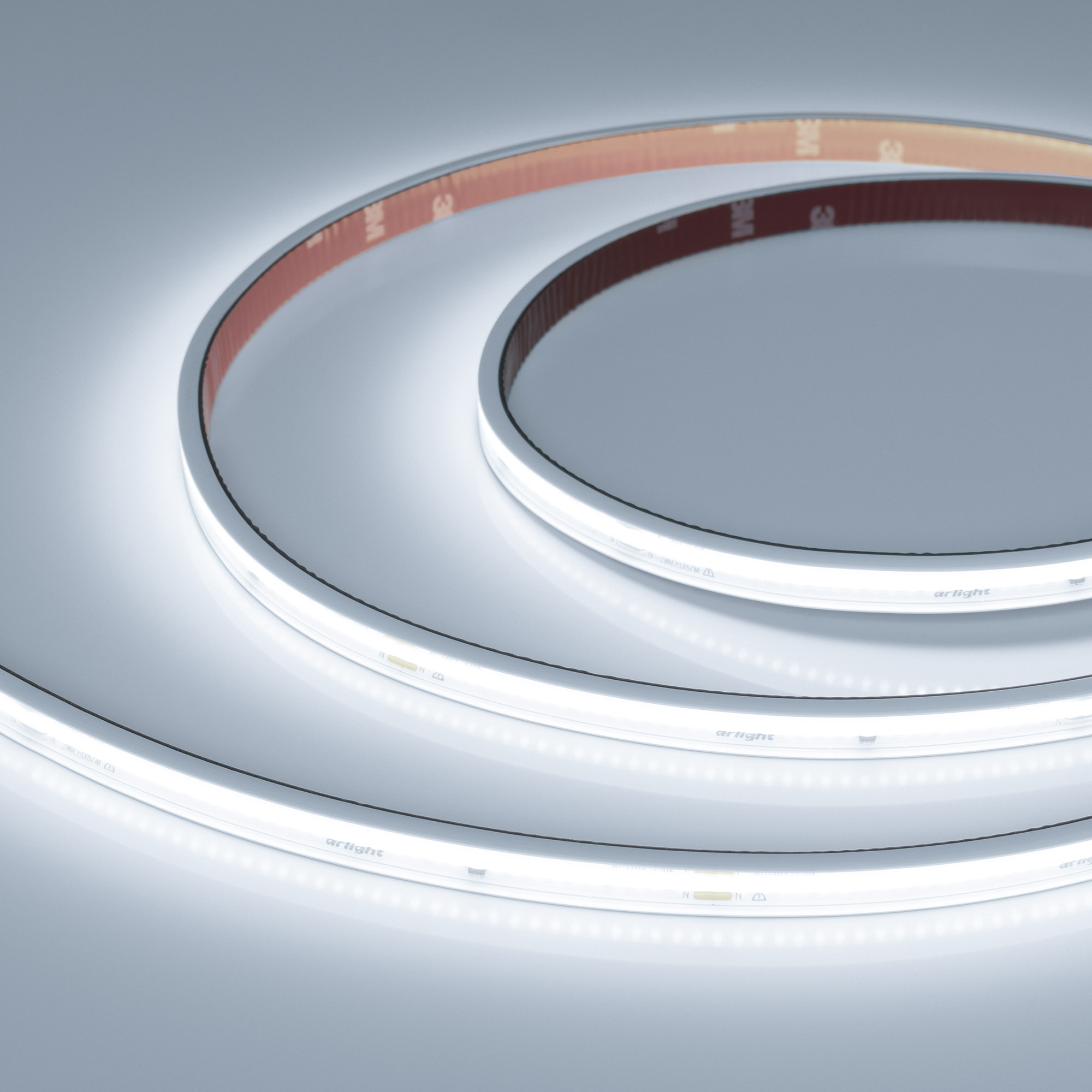 Arlight ARL X296 — Гибкая светодиодная лента — MONO [каналы: 1; исполнение: PS; герметизация: Силикон, экструзия прозр. прямоуг. - PS; высота, мм: 5.5; питание, В: 230.0; ширина, мм: 10.0]