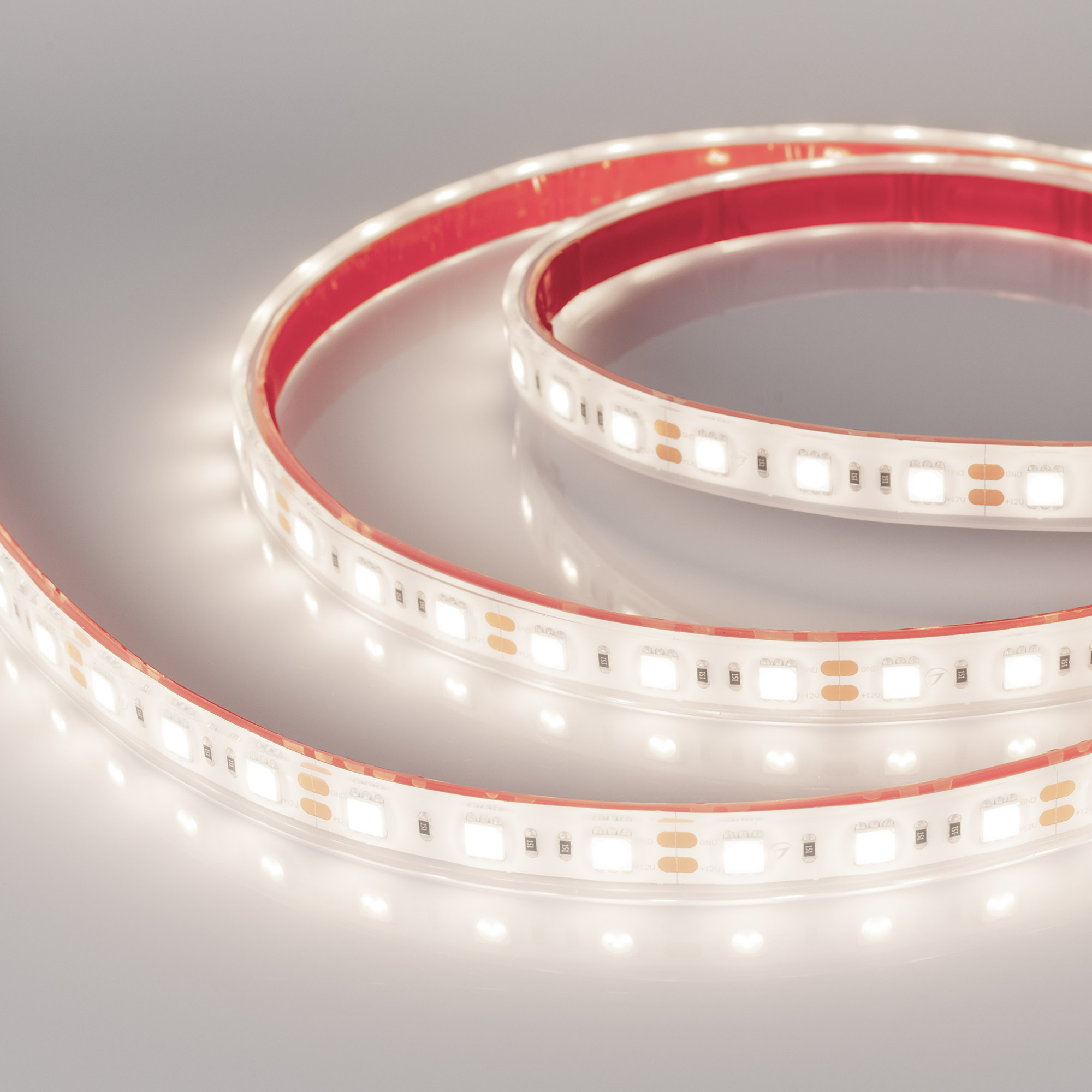 Arlight RTW B60 — Гибкая светодиодная лента — MONO [каналы: 1; исполнение: PFS; герметизация: Силикон, экструзия прозр. прямоуг. - PFS; высота, мм: 5.5; питание, В: 12.0; ширина, мм: 13.0]