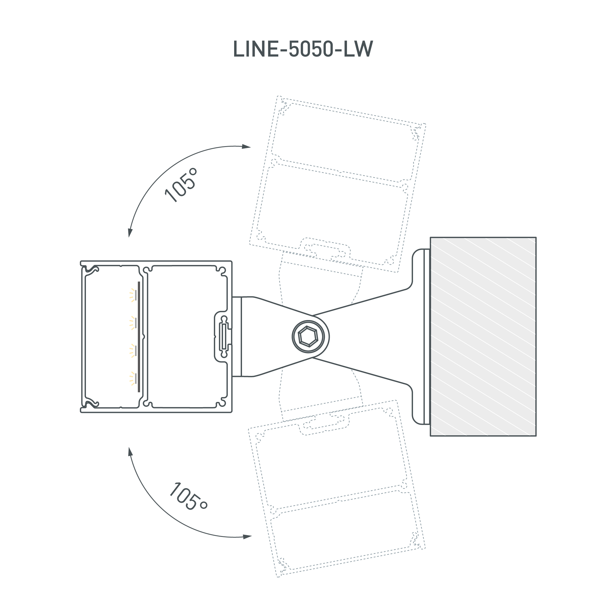Профиль SL-LINE-5050-LW-3000 WHITE (Arlight, Алюминий)