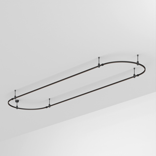 Arlight ART-APRIORI-OVAL-ROD-200-4000x1000 — Шинопровод (Накладной / Подвесной)