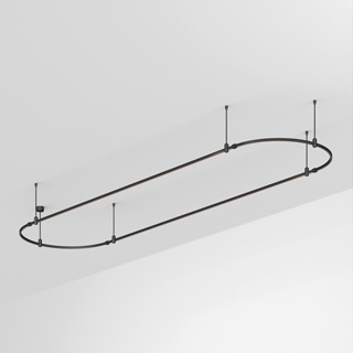 Arlight ART-APRIORI-OVAL-ROD-400-4000x1000 — Шинопровод (Накладной / Подвесной)