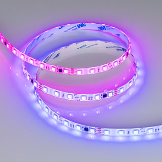 Arlight SPI B60 — Гибкая светодиодная лента — SPI_RGB [каналы: 30; исполнение: SE; протокол: SPI; герметизация: Силикон, заливка сверху прозр. округл. - SE; высота, мм: 4.0; питание, В: 24.0; ширина, мм: 10.0]
