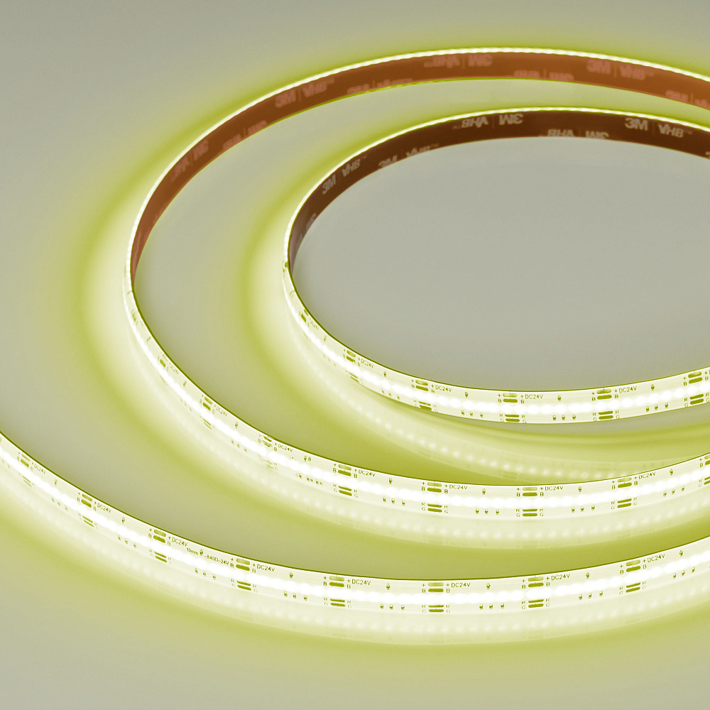 Arlight COB X840 — Гибкая светодиодная лента — RGB [каналы: 3; исполнение: SE; герметизация: Силикон, заливка сверху прозр. округл. - SE; высота, мм: 4.0; питание, В: 24.0; ширина, мм: 10.0]