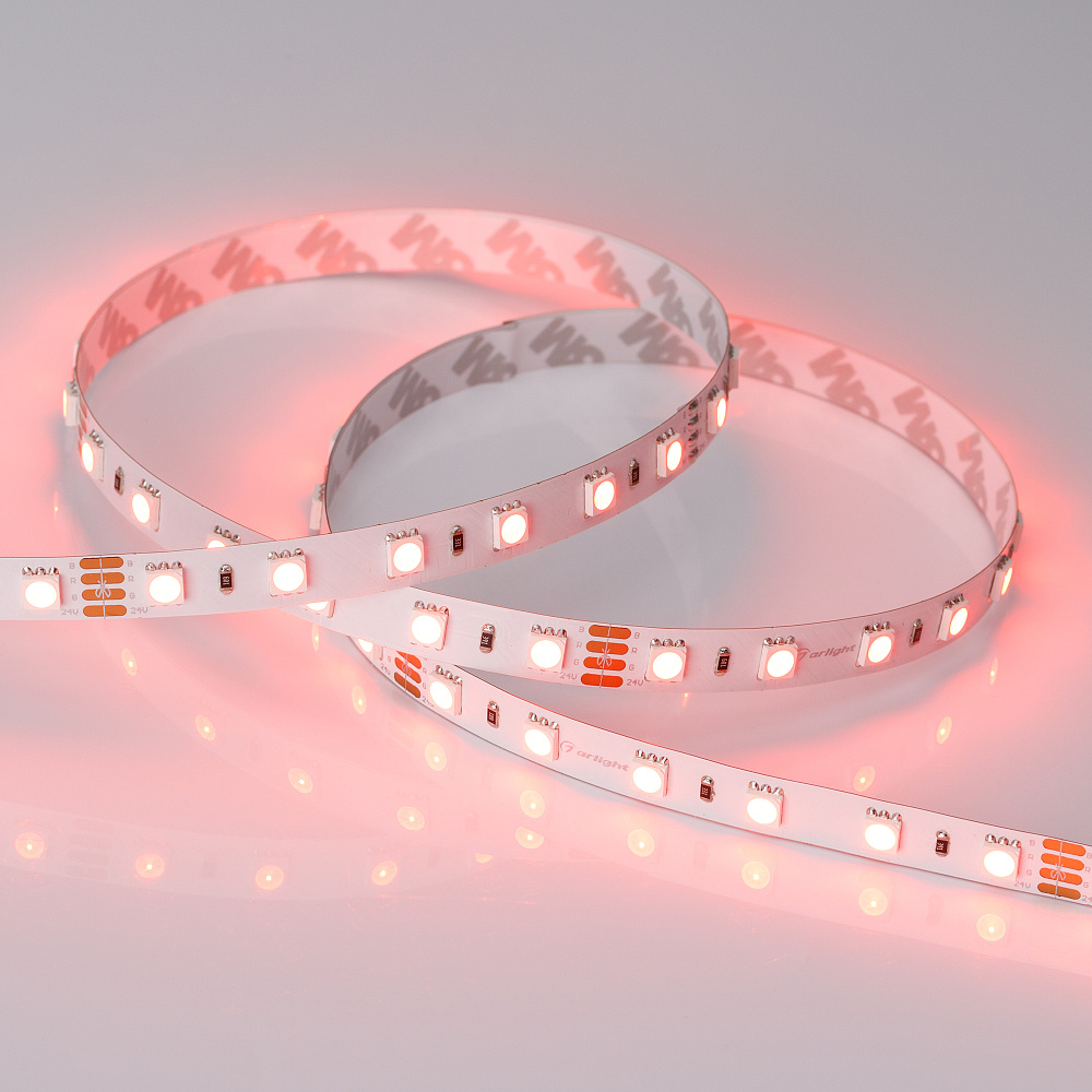 B60 IP20-IP68 12-24V 10-14mm — RGB светодиодная лента