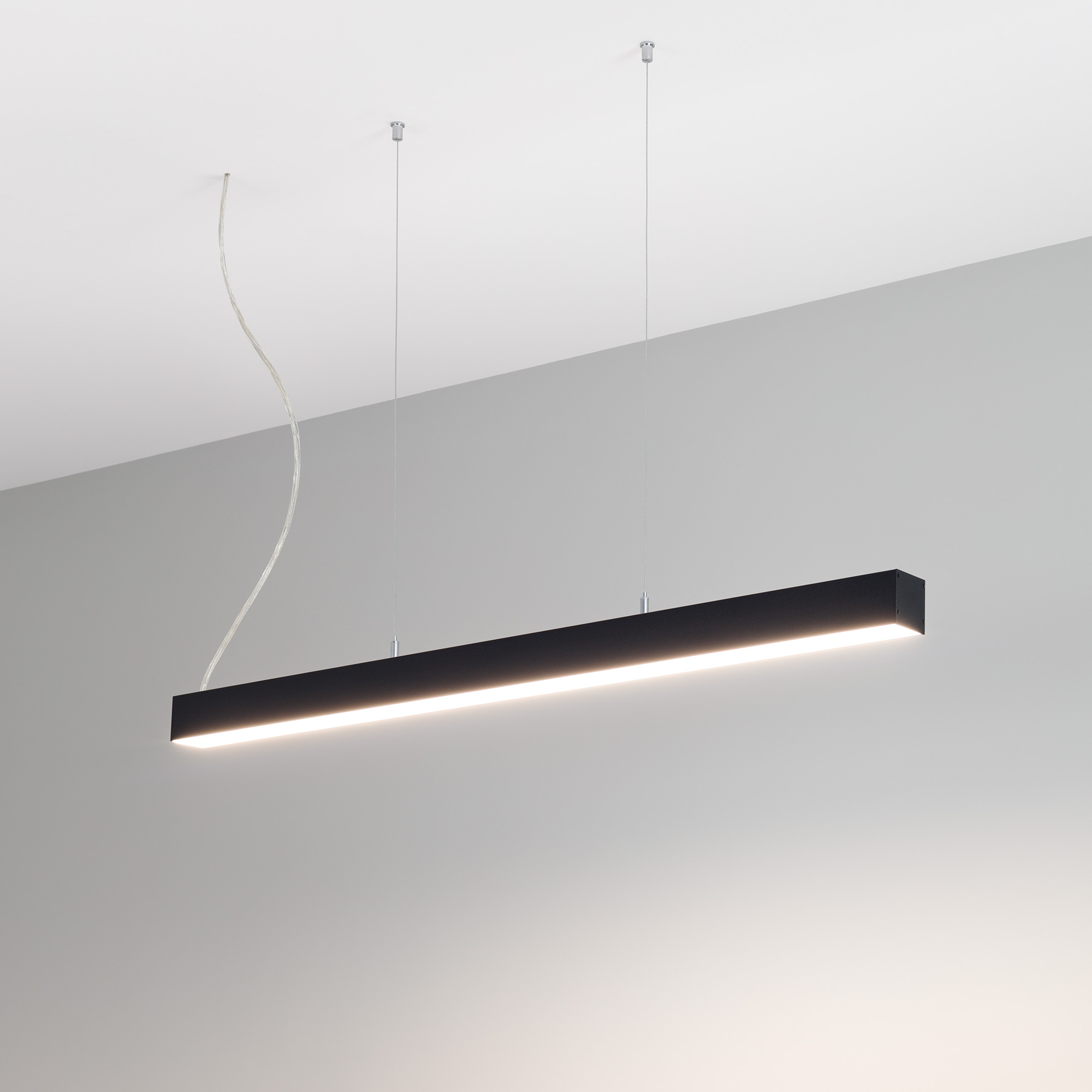 Профиль SL-LINE-5050-3000 BLACK (BY) (Arlight, Алюминий)