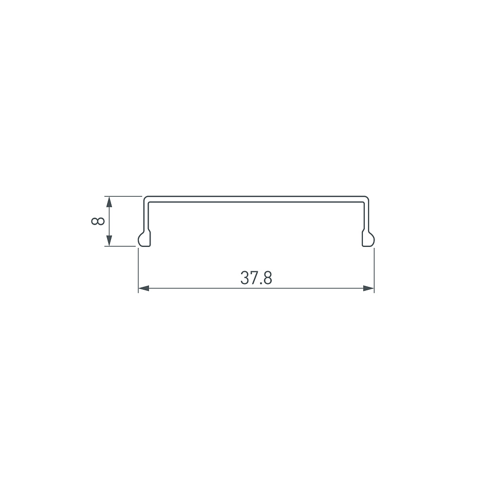 Arlight SL-LINE-4050-3L — Экран-диффузор для профилей SL-LINE-4050-3L и SL-LINIA52-3L-F