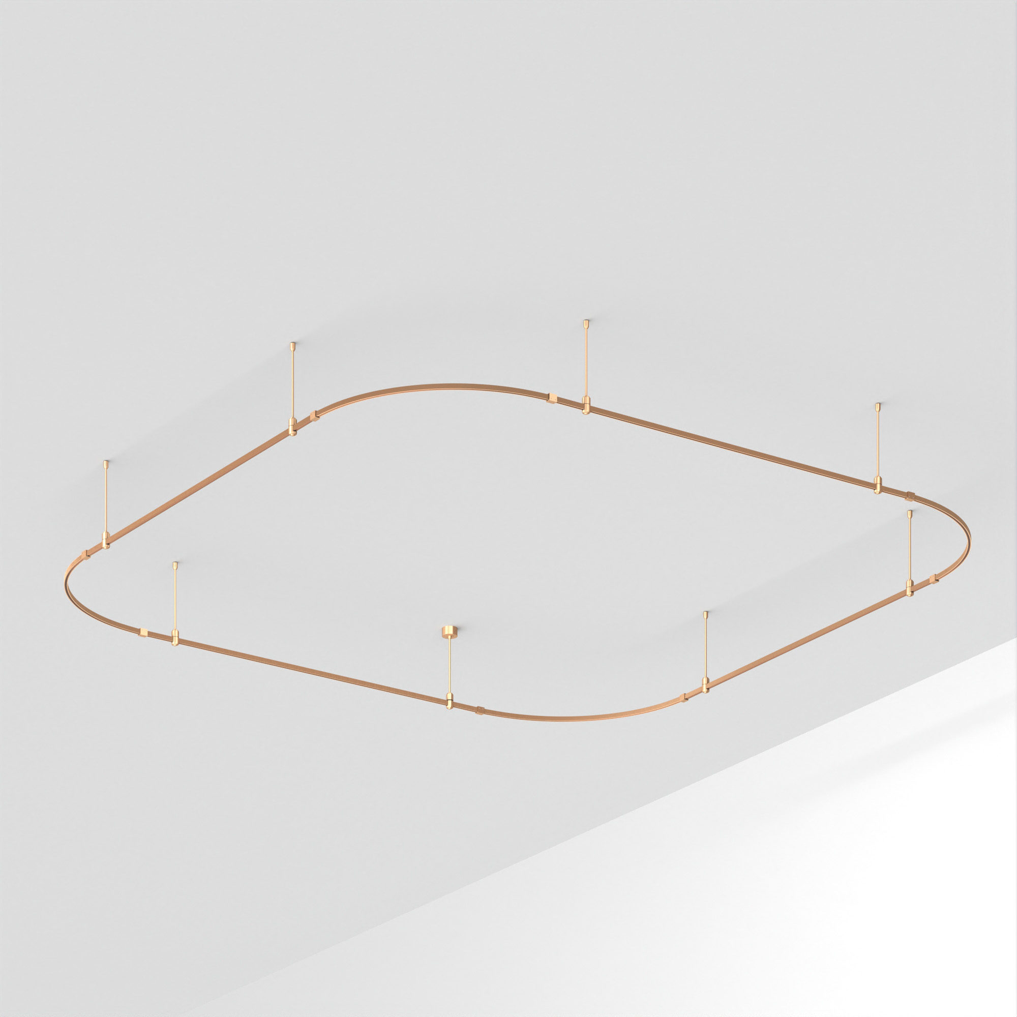 Arlight ART-APRIORI-QUADRAT-SOFT-ROD-400-3500x3500 — Шинопровод (Накладной) (комплектная альтернатива: Подвесной)