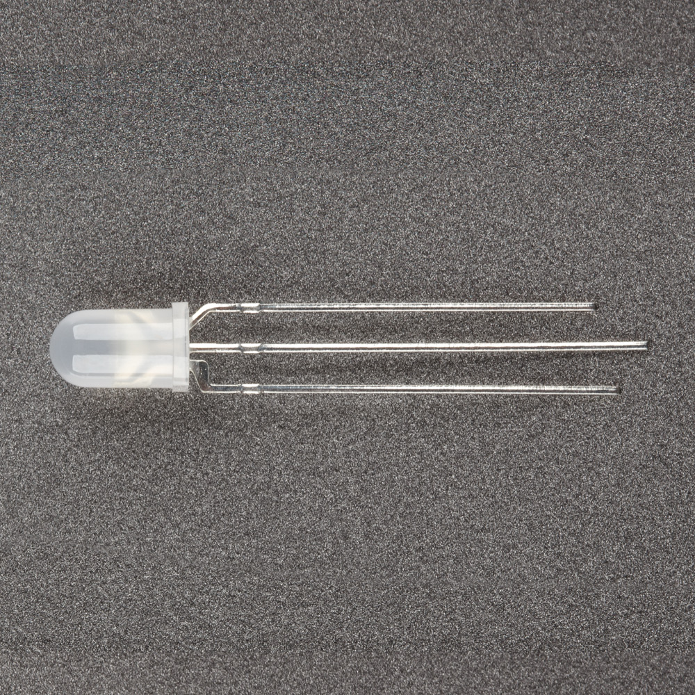 Arlight ARL-5413 — выводные светодиоды, круглый корпус 5 мм, двухцветные, 3 вывода, общий катод