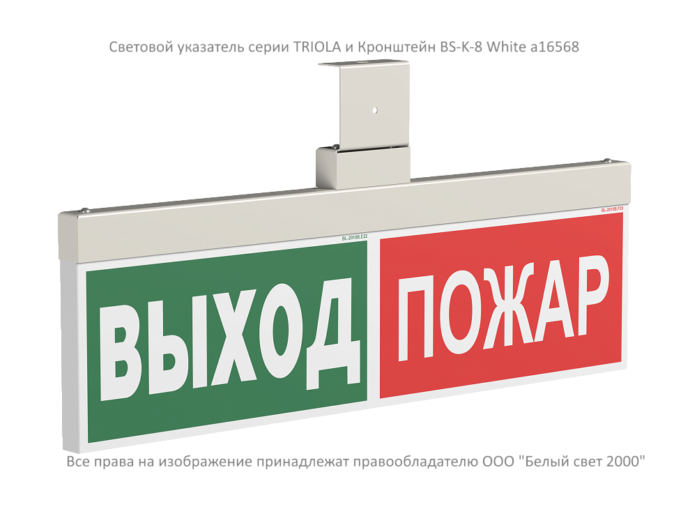 Световой указатель BS-TRIOLA-10-S1-24