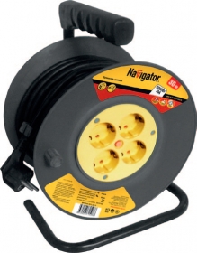 Удлинитель Navigator 71 512 NPE-R-04-40-E-3x1.5 катушка 4 гн. с/з 40м