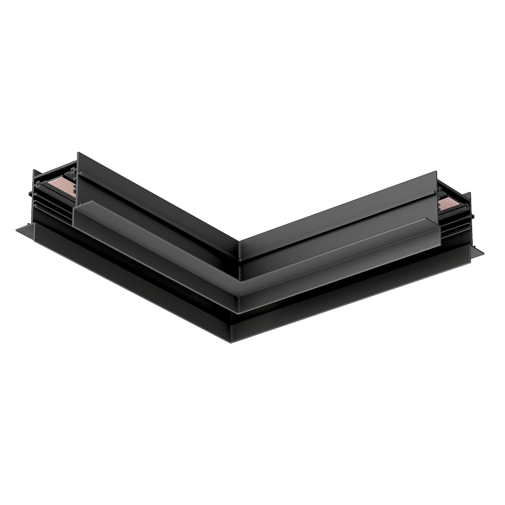 Arlight MAG-CON-4560-FDW-L90 5LN (встраиваемый трек MAG-TRACK-4560-FDW) — Угловой прямой коннектор встраиваемого трека, 5 токопроводящих дорожек (DALI)