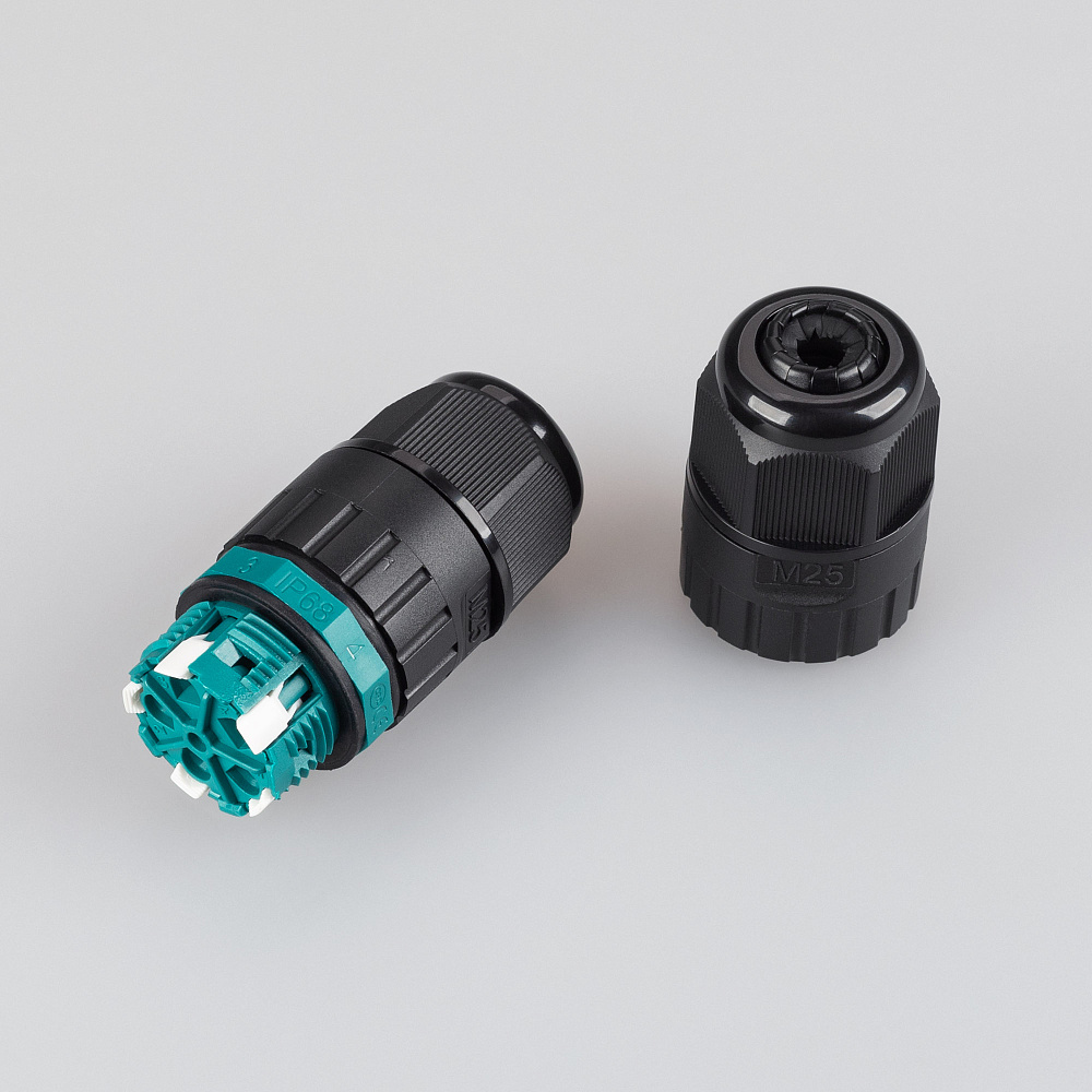 Arlight ARL-CWP-5pin-16A (9-12mm) — Герметичный 5-контактный коннектор с рычажковыми клеммами для соединения проводов