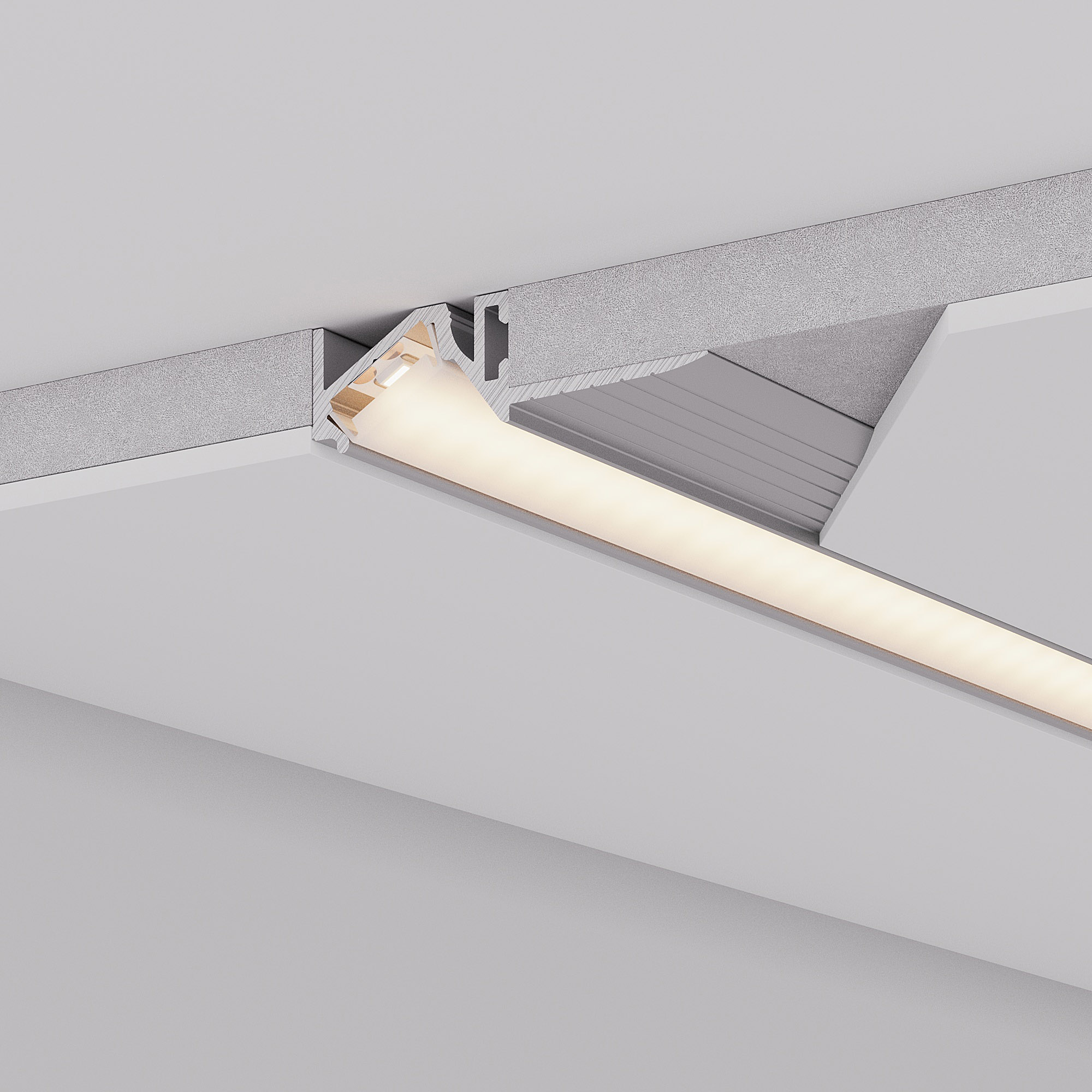 Arlight PDS-BEVEL-F-HIDE — Профиль (Встраиваемый)