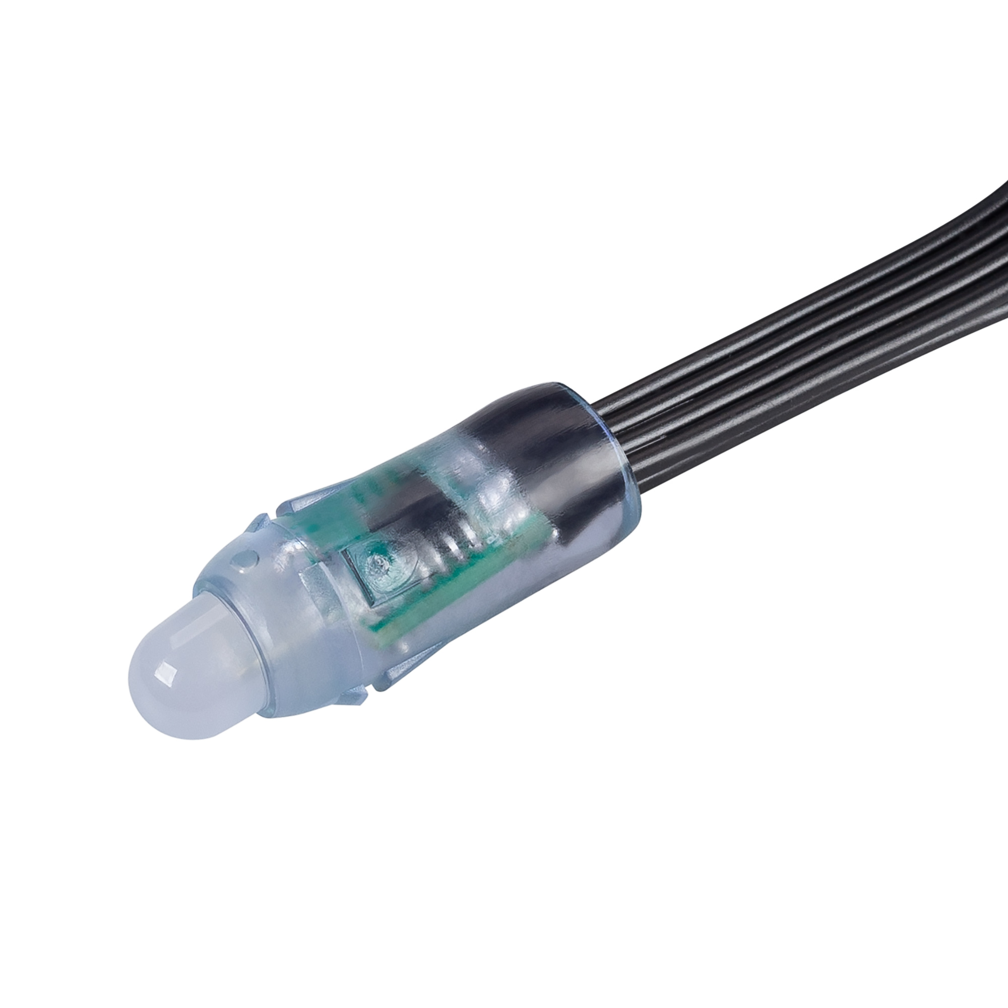 Arlight DMX-UVR-D12 — светодиодный модуль RGB, DMX, 12 В, GS8512, Ø12×32 мм