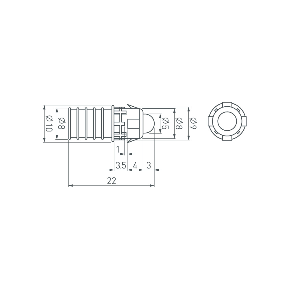 Arlight ARL-D9 — герметичные светодиодные модули, 5 В, с проводами