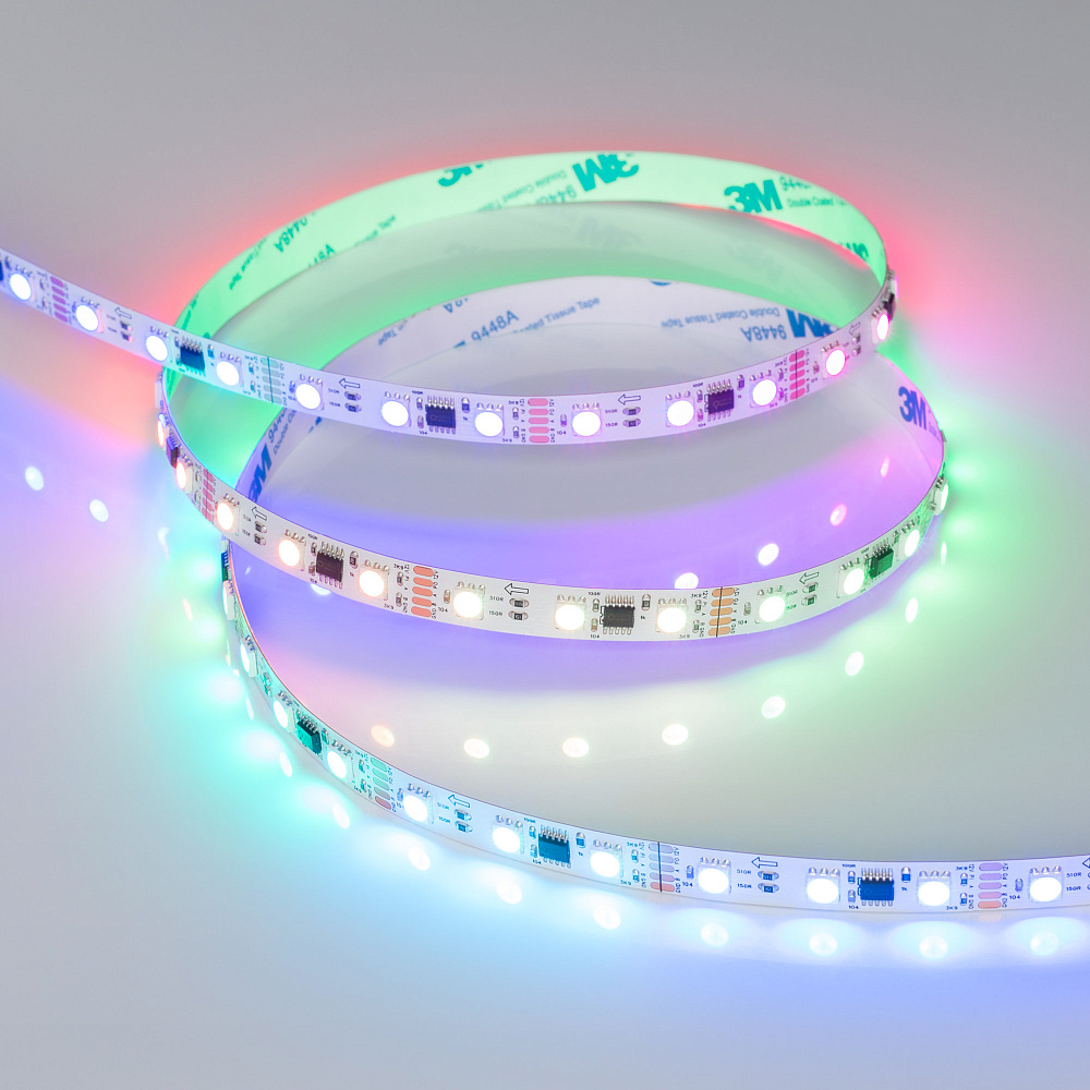 Arlight DMX B60 — Гибкая светодиодная лента — DMX_RGB [каналы: 60; протокол: DMX; питание, В: 12.0; ширина, мм: 10.0]