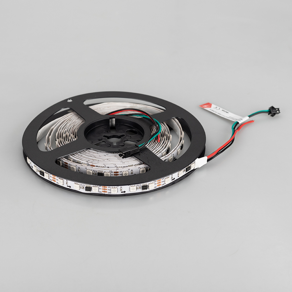 Arlight SPI B60 — Гибкая светодиодная лента — SPI_RGB [каналы: 60; протокол: SPI; питание, В: 12.0; ширина, мм: 10.0]