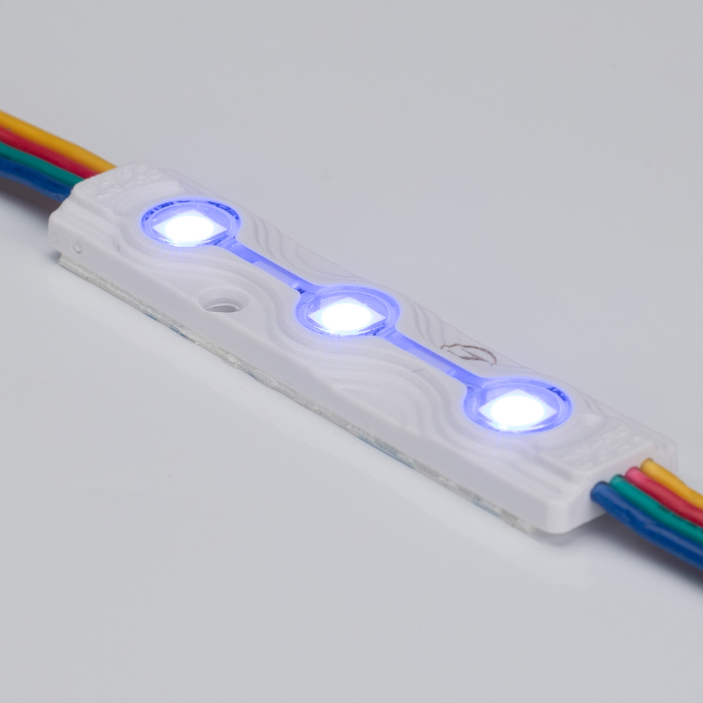 Arlight ARL-ORION-R07-12V RGB — герметичный RGB-модуль с линзой