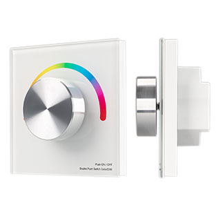 Arlight SMART-P5 — Встраиваемая роторная панель RGB G IN (мультицветный, ШИМ, 3V, 2.4G)
