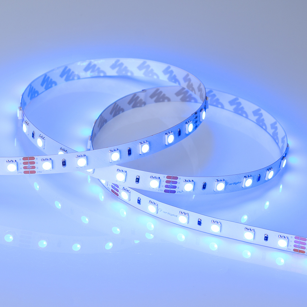 B60 IP20-IP68 12-24V 10-14mm — RGB светодиодная лента