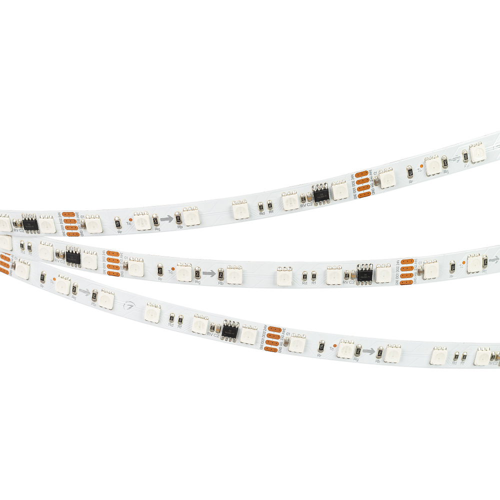 Arlight SPI B60 — Гибкая светодиодная лента — SPI_RGB [каналы: 30; протокол: SPI; питание, В: 24.0; ширина, мм: 10.0]