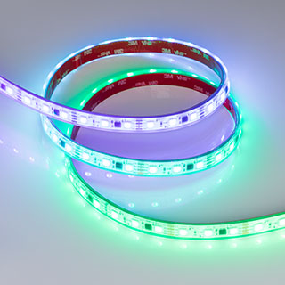 Arlight SPI B60 — Гибкая светодиодная лента — SPI_RGB [каналы: 60; исполнение: PS; протокол: SPI; герметизация: Силикон, экструзия прозр. прямоуг. - PS; высота, мм: 5.0; питание, В: 12.0; ширина, мм: 12.0]