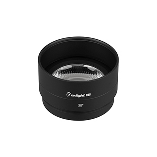 Arlight LGD-ARTIFACT — Насадка с фиксированным углом 30° [LGD-ARTIFACT-LENS-R65 Ø65x21 мм]