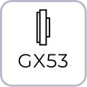 Лампа светодиодная с цоколем GX53