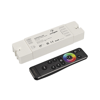 Arlight ARL-SET-PWM-104-72-RGBW-SH-IN — Комплект контроллера RGBW/MIX/DIM 4x6A с кнопочным RF-пультом 2.4G