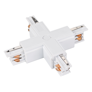 Arlight LGD-4TR-CON-X — X-образный крестовый коннектор треков 4TR [3-фазный трек 4TR, X-образное соединение]