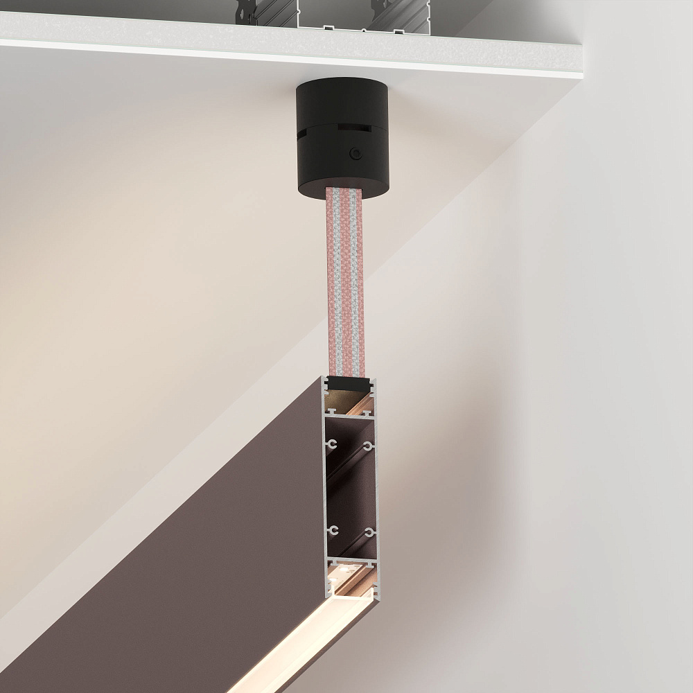 Arlight SL-LINE-W20-BELT Крепёж подвесного монтажа на токопроводящий ремень — Механический крепёж подвесного монтажа профиля на токопроводящие ремни