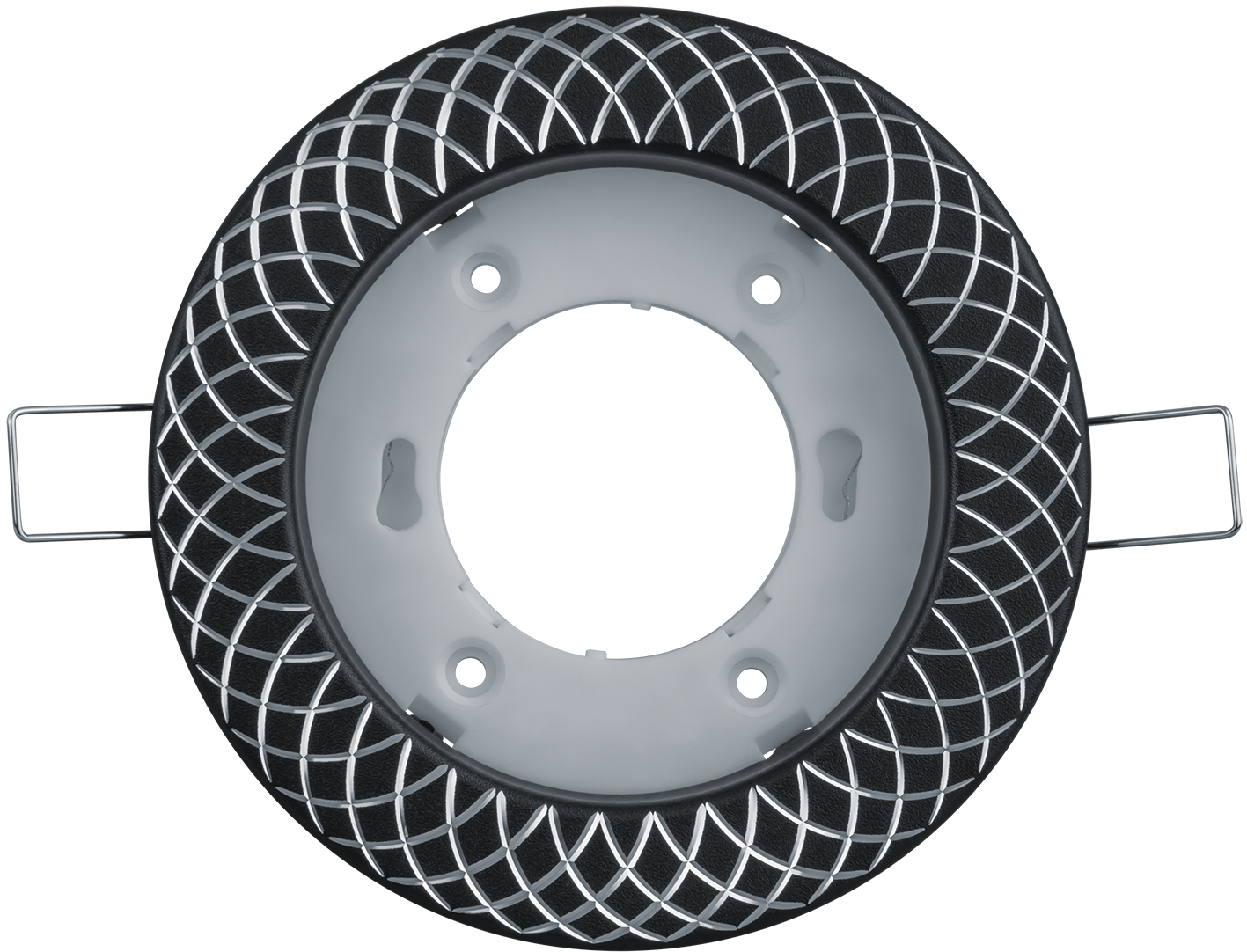 Светильник Navigator 93 075 NGX-R11-004-GX53 (Сетка черный хром, серебро)