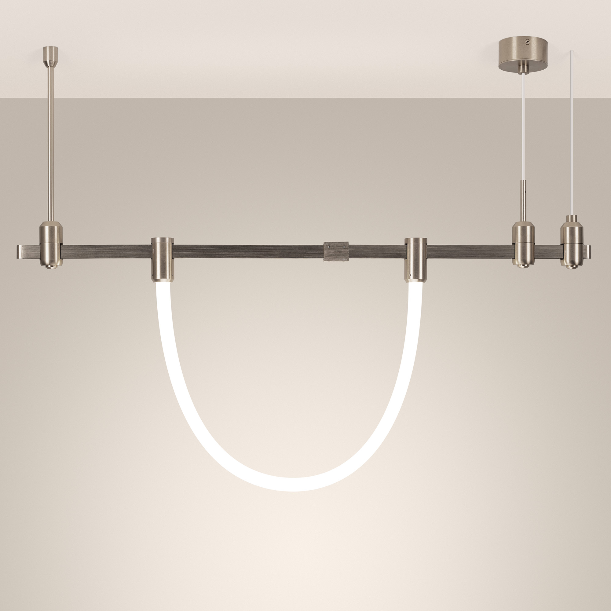 Светильник ART-APRIORI-TUBE-ELASTIC-R38-L5000-60W Day4000 (Титан, 360 deg, 48V) (Arlight, IP20 Металл, 3 года)