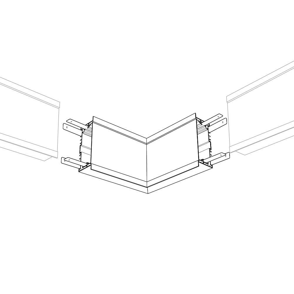 Arlight S2-LINIA94-F-L90N — Угловой коннектор