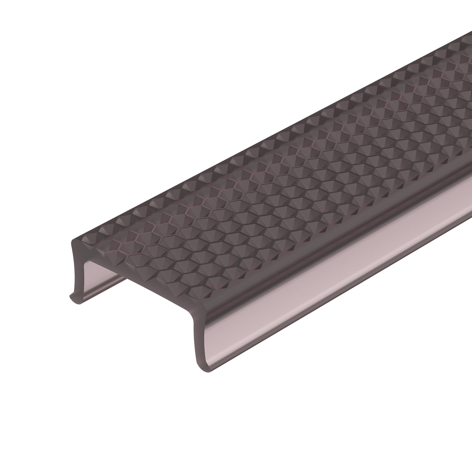 Arlight FANTOM-W12 — Матовый призматический экран черного цвета для профилей LINE-1212, FANTOM-W12, FANTOM-BENT-W12, СEIL-S12-SHADOW
