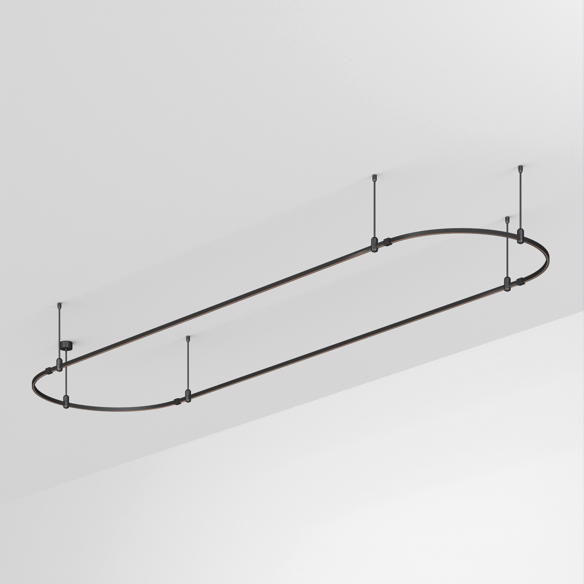 Arlight ART-APRIORI-OVAL-ROD-400-4000x1000 — Шинопровод (Накладной / Подвесной)