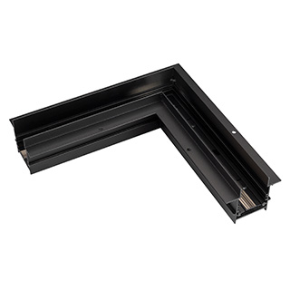 Arlight MAG-CON-4560-FDW-L90 5LN (встраиваемый трек MAG-TRACK-4560-FDW) — Угловой прямой коннектор встраиваемого трека, 5 токопроводящих дорожек (DALI)