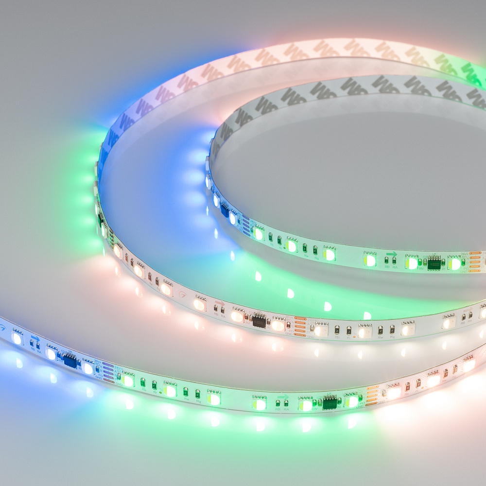 Arlight DMX B60 — Гибкая светодиодная лента — DMX_RGBW [каналы: 40; протокол: DMX; питание, В: 24.0; ширина, мм: 10.0]