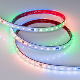 Arlight SPI BA120 — Гибкая светодиодная лента — SPI_RGBW [каналы: 40; исполнение: P; протокол: SPI; герметизация: Силикон, трубка прозр. прямоуг. - P; высота, мм: 4.5; питание, В: 24.0; ширина, мм: 14.4]